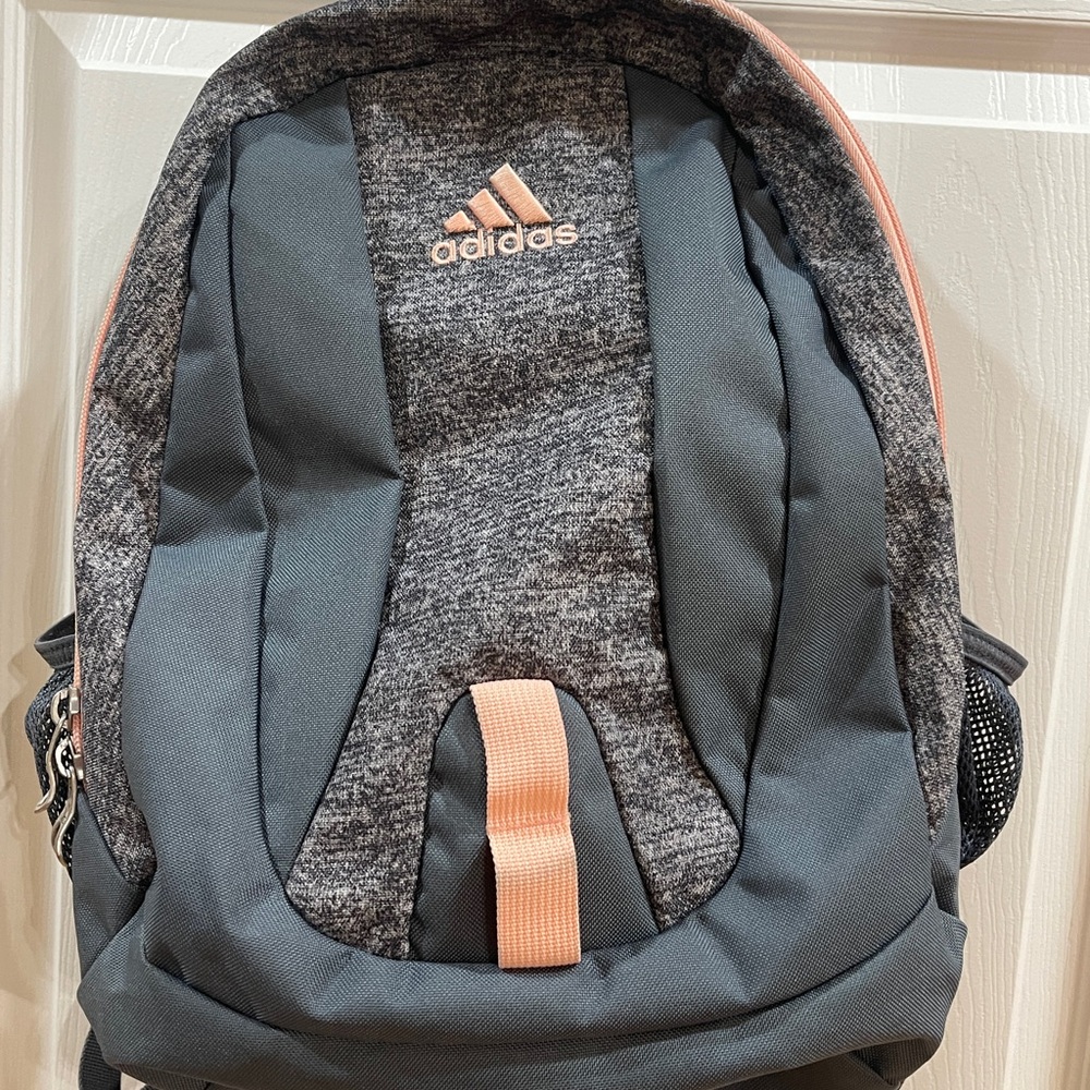 Adidas Gray and Pink Men's Backpack